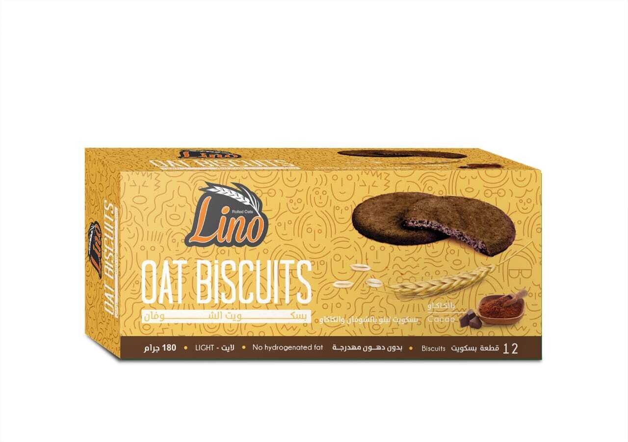 Lino Oat Biscuit with cocoa 180g