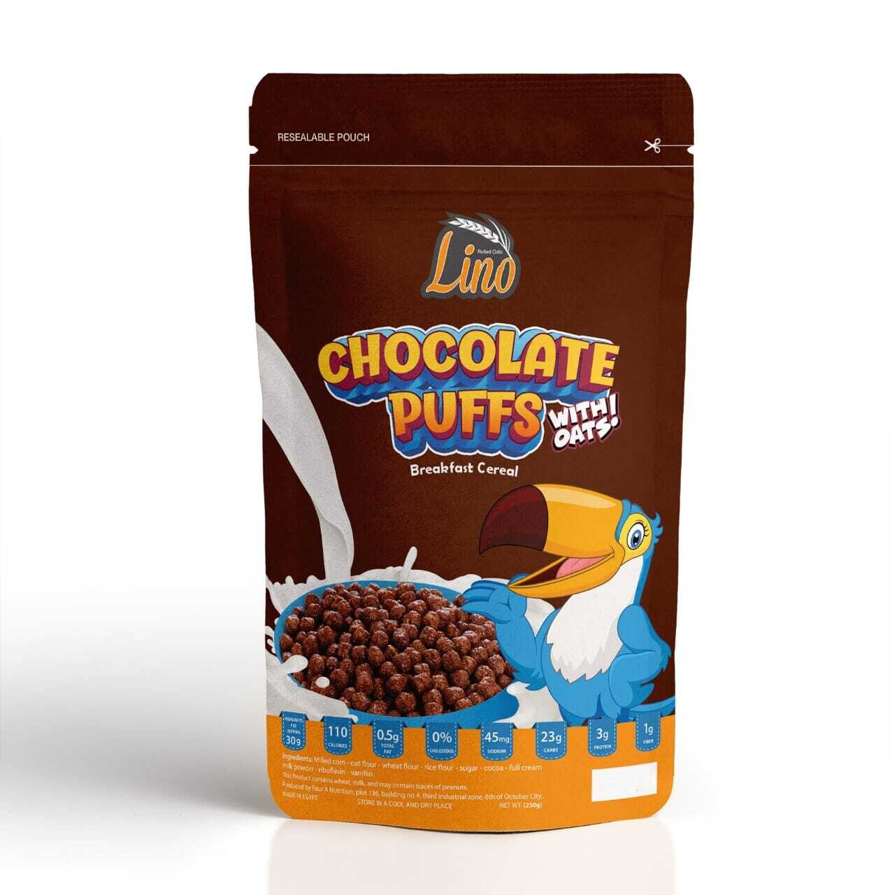 Lino Breakfast Coco Puffs with Oats 250g