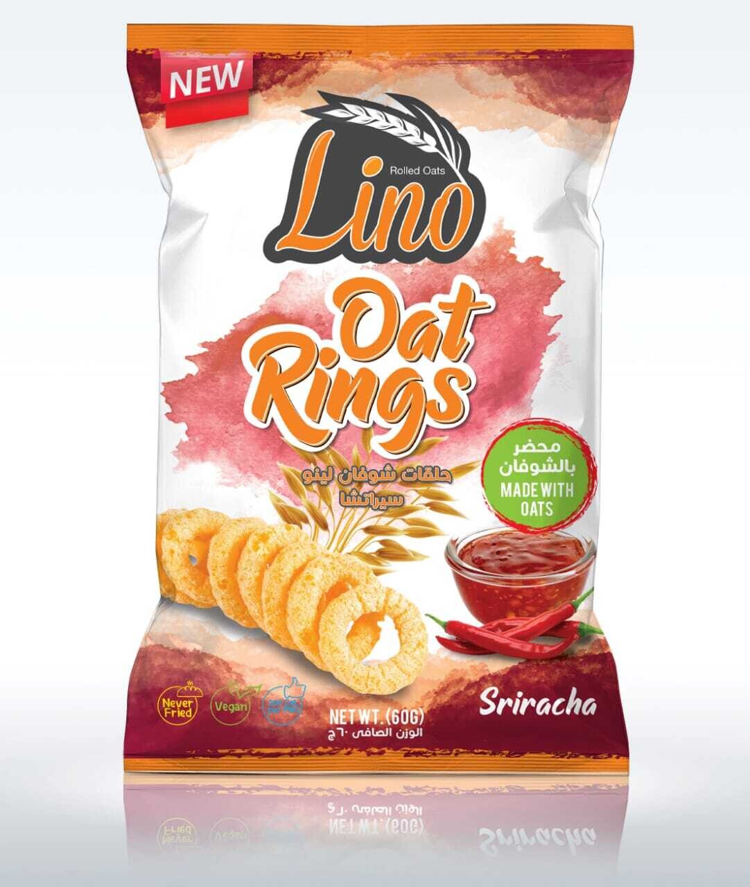 Lino Oat Rings with Sriracha 60g