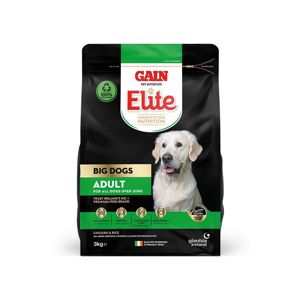 GAIN Elite Big Dogs Adult 3kg 12KG