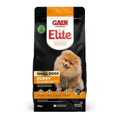 GAIN Elite Small Dogs - PUPPY 2kg /6kg/ 12kg