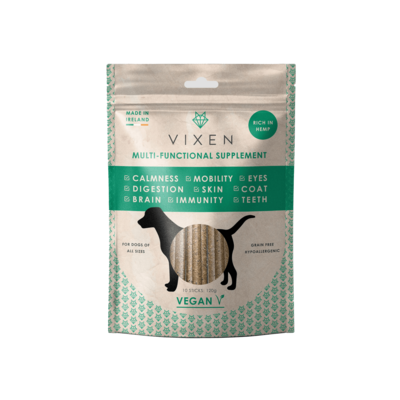 VIXEX Dog Health Supplement - Vegan Sticks 120g