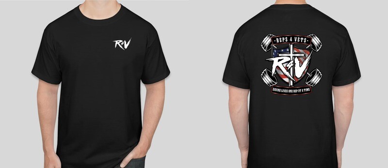 Black Reps 4 Vets Tee