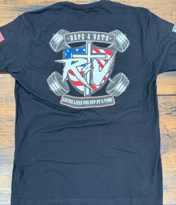 Reps4Vets T-Shirt (Full Color Logo)