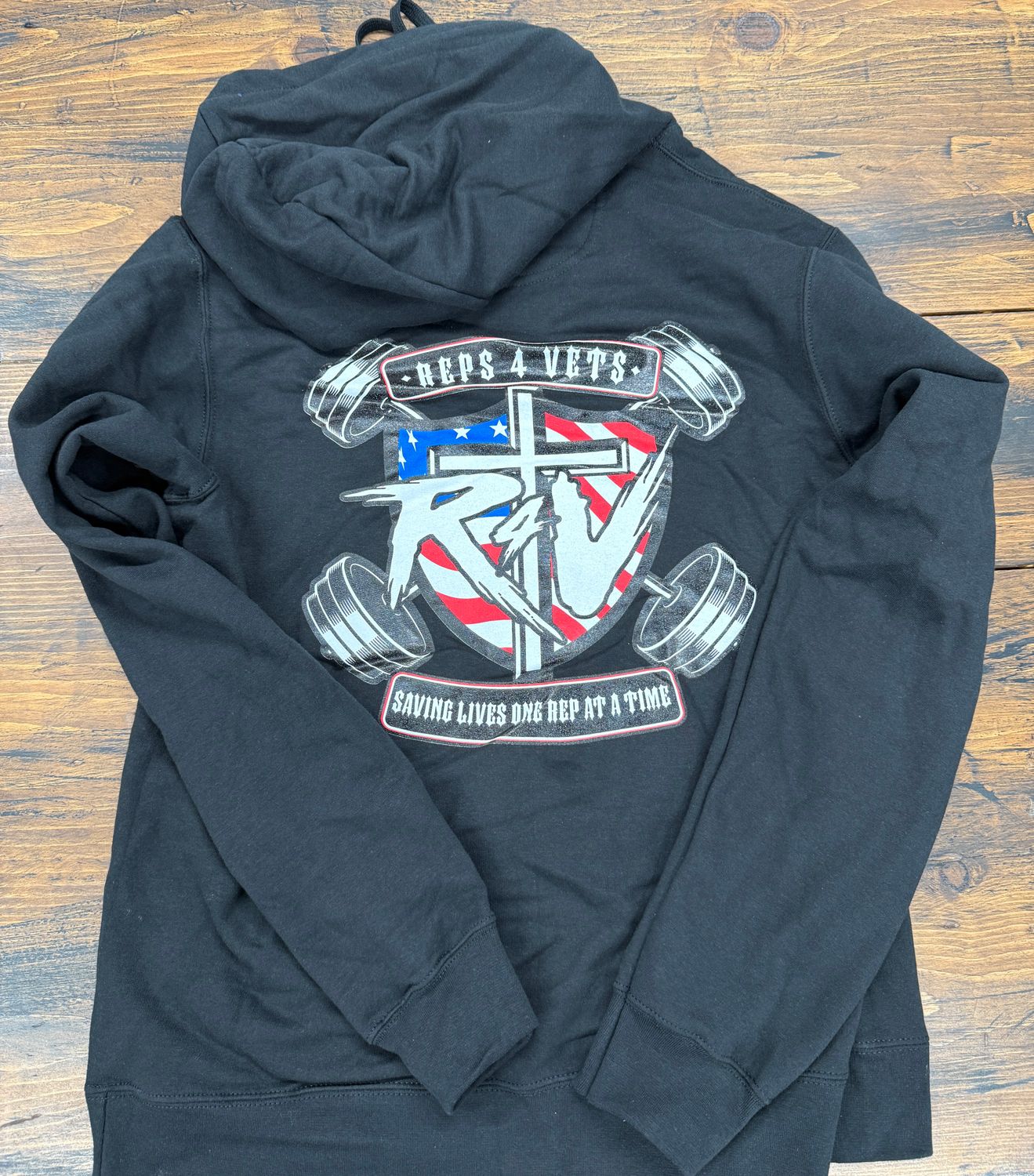 Reps4Vets Hoodie (Full Color Logo)