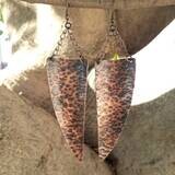 Wild Skin - Solid Copper Earrings