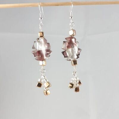 Glass Dangle Earrings