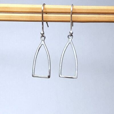 Sterling Silver Clerestory-Hoops Earrings