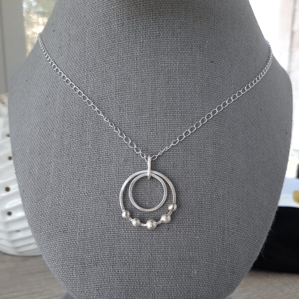 Sterling Silver Pearls Necklace