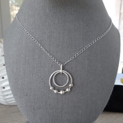Sterling Silver Pearls Necklace