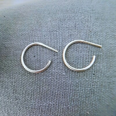 Sterling Hoops 18mm