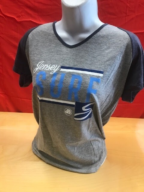 Ladies Grey V Neck
