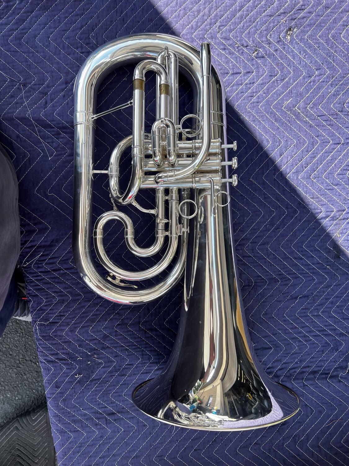 Jupiter Quantum Marching Bb Euphonium, Model JEP1100MS, Serial Number VC04651