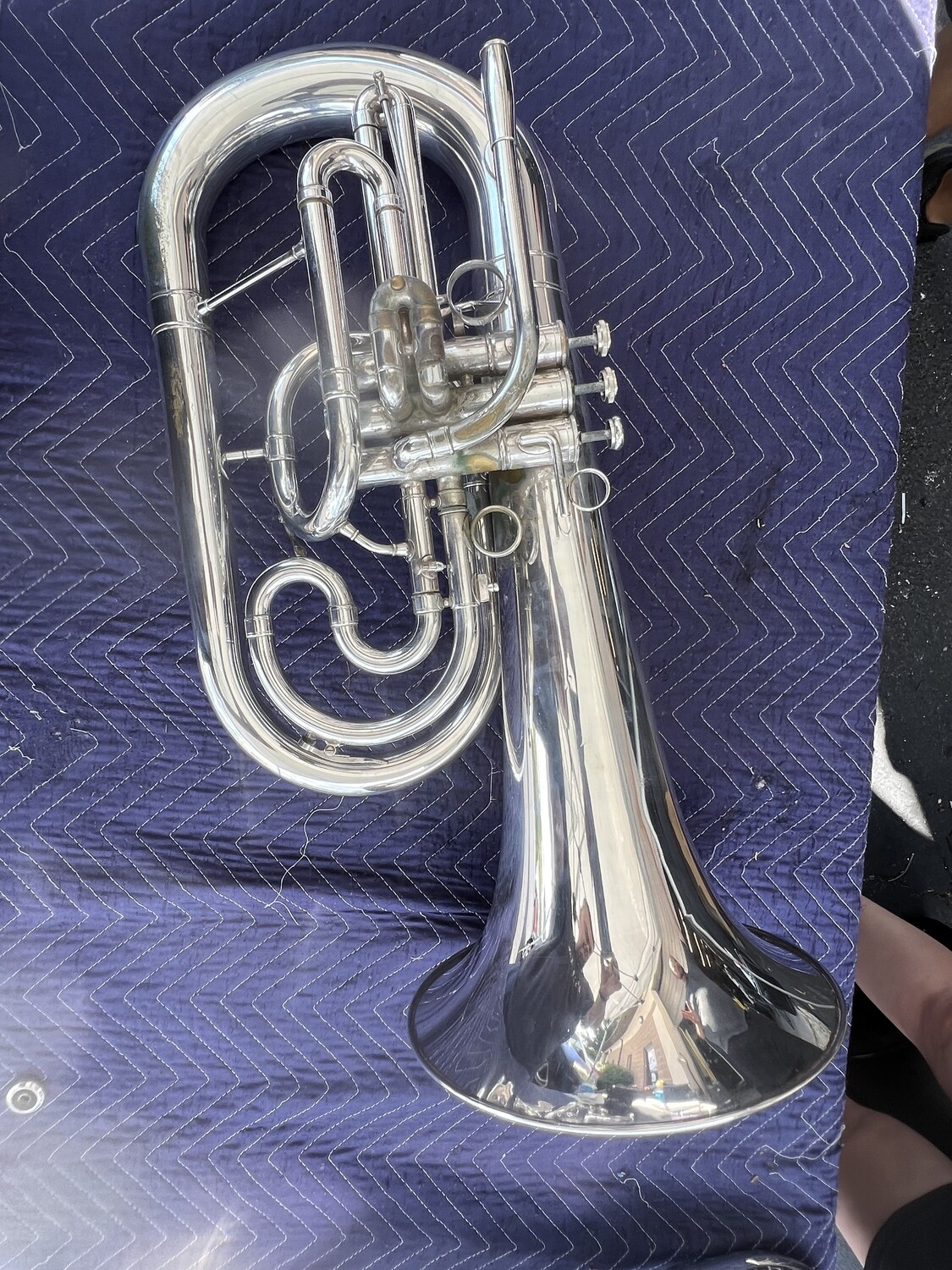 Jupiter Quantum Marching Bb Euphonium, Model JEP1100MS, Serial Number RC03930