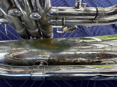 Jupiter Quantum Marching Bb Euphonium, Model JEP1100MS, Serial Number RC03930