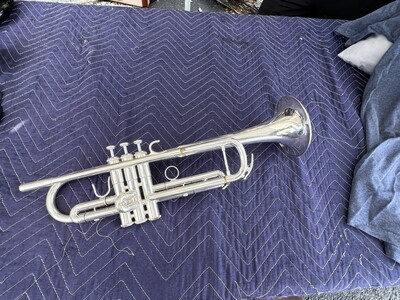 Jupiter XO 1602S-LTR Professional Bb Trumpet, Silver Plated, Serial Number WA14718