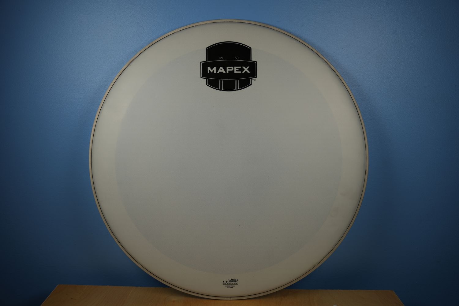 Resonant Bass Drum Heads - Coated White w/Logo
