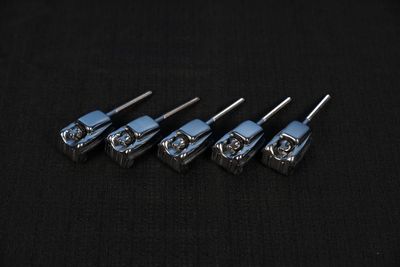 10 Pack Bass Claws - Chrome