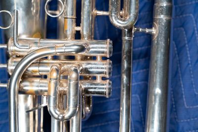 Jupiter Quantum Marching Bb Baritone, Silver, Model 1101MS, Serial Number UC09975