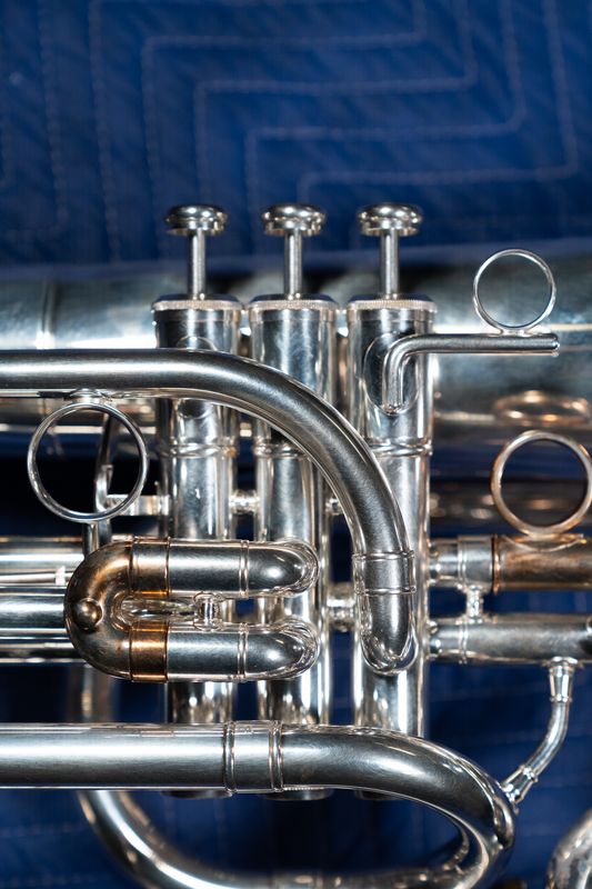 Jupiter Quantum Marching Bb Euphonium, Model JEP1100MS, Serial Number VC04616