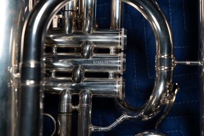 Jupiter Quantum Marching Bb Euphonium, Model JEP1100MS, Serial Number VC02128