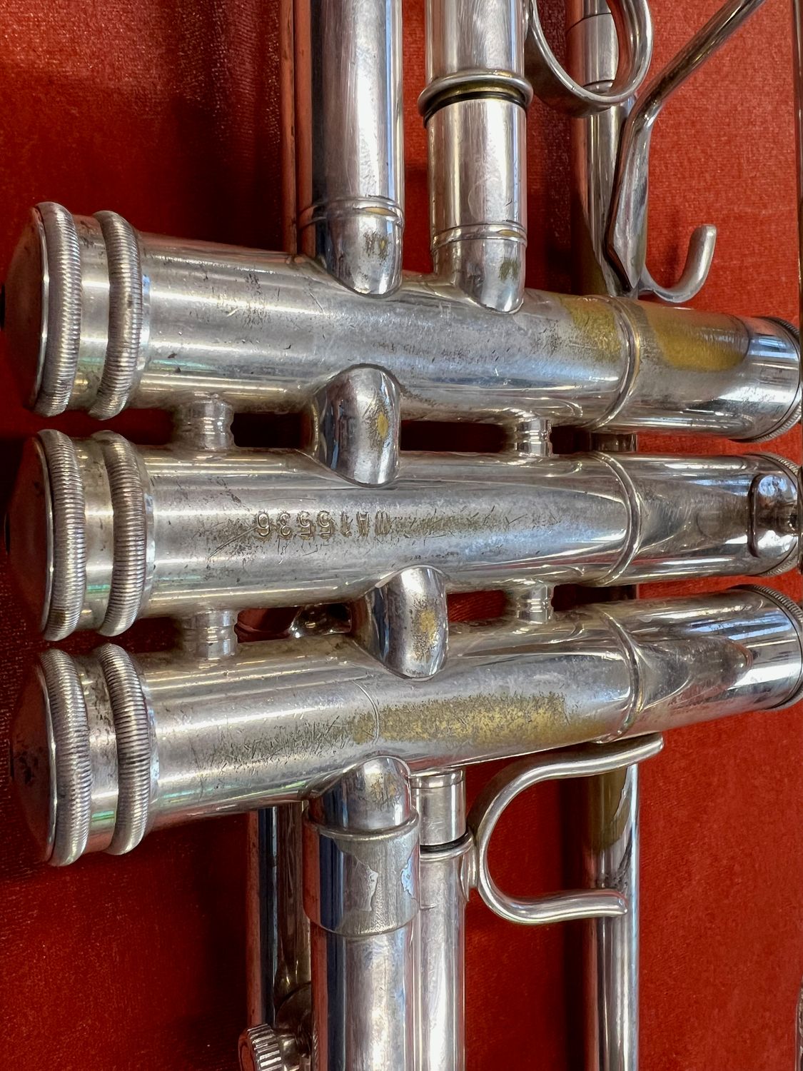 Jupiter XO 1602S-LTR Professional Bb Trumpet, Silver Plated, Serial Number WA15536