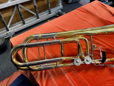 Jupiter Performance Level Bass Trombone, Model JTB1180, Serial Number DB07424