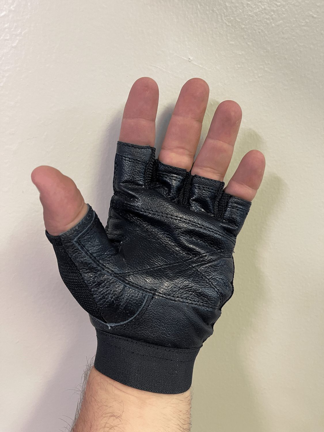 Fingerless Color Guard Gloves - Black
