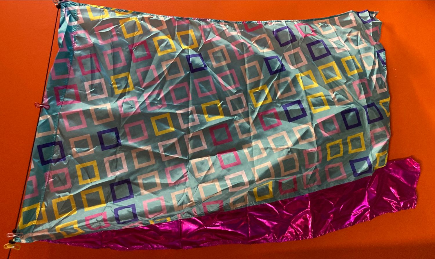 Jersey Boys Turquoise Squares Flag