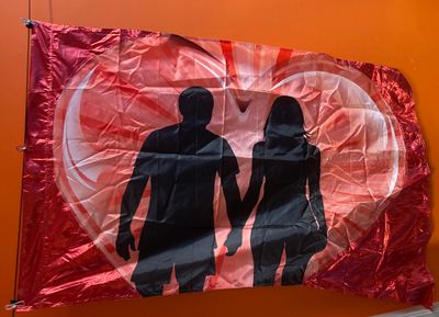 Express Yourself Couple of Love Flag