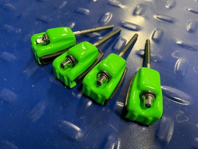 10 Pack Bass Claws - Lime Green