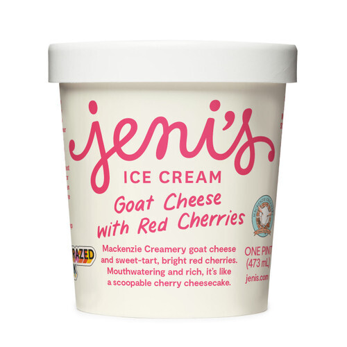 Jeni&#39;s Goat Cheese With Red Cherries Pint