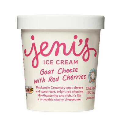 Jeni&#39;s Goat Cheese With Red Cherries Pint