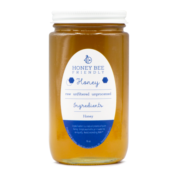 Honey Bee Friendly Raw Honey 1lb
