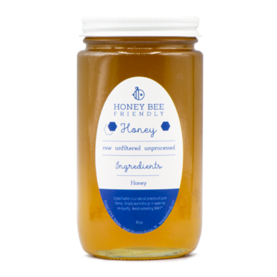 Honey Bee Friendly Raw Honey 2lb