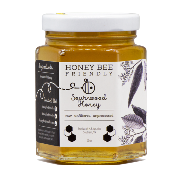 Honey Bee Friendly Sourwood Honey