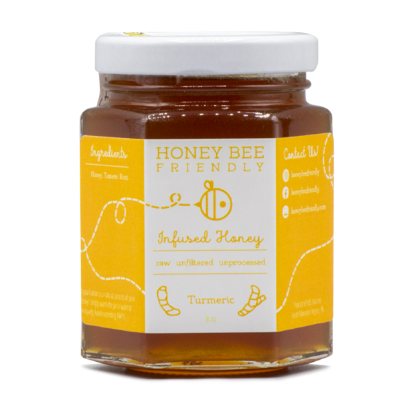 Honey Bee Friendly Turmeric Honey
