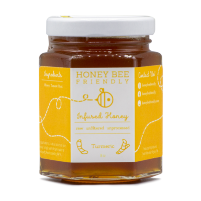 Honey Bee Friendly Turmeric Honey