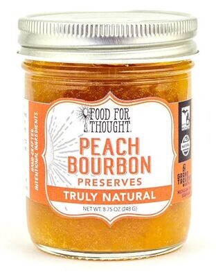 Food For Thought Peach Bourbon Preserves