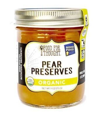 Food For Thought Pear Preserves Organic