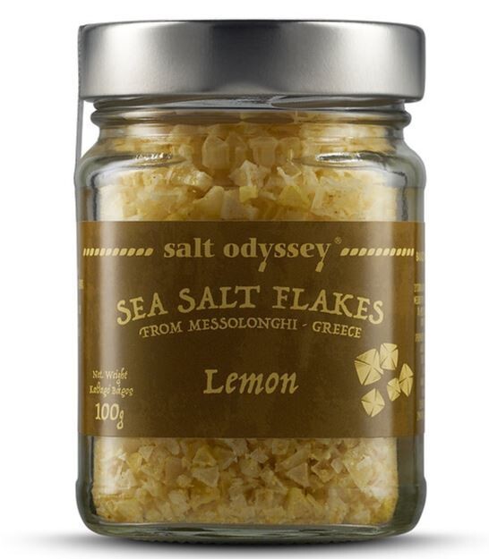 Salt Odyssey Sea Salt Flakes Lemon 100g