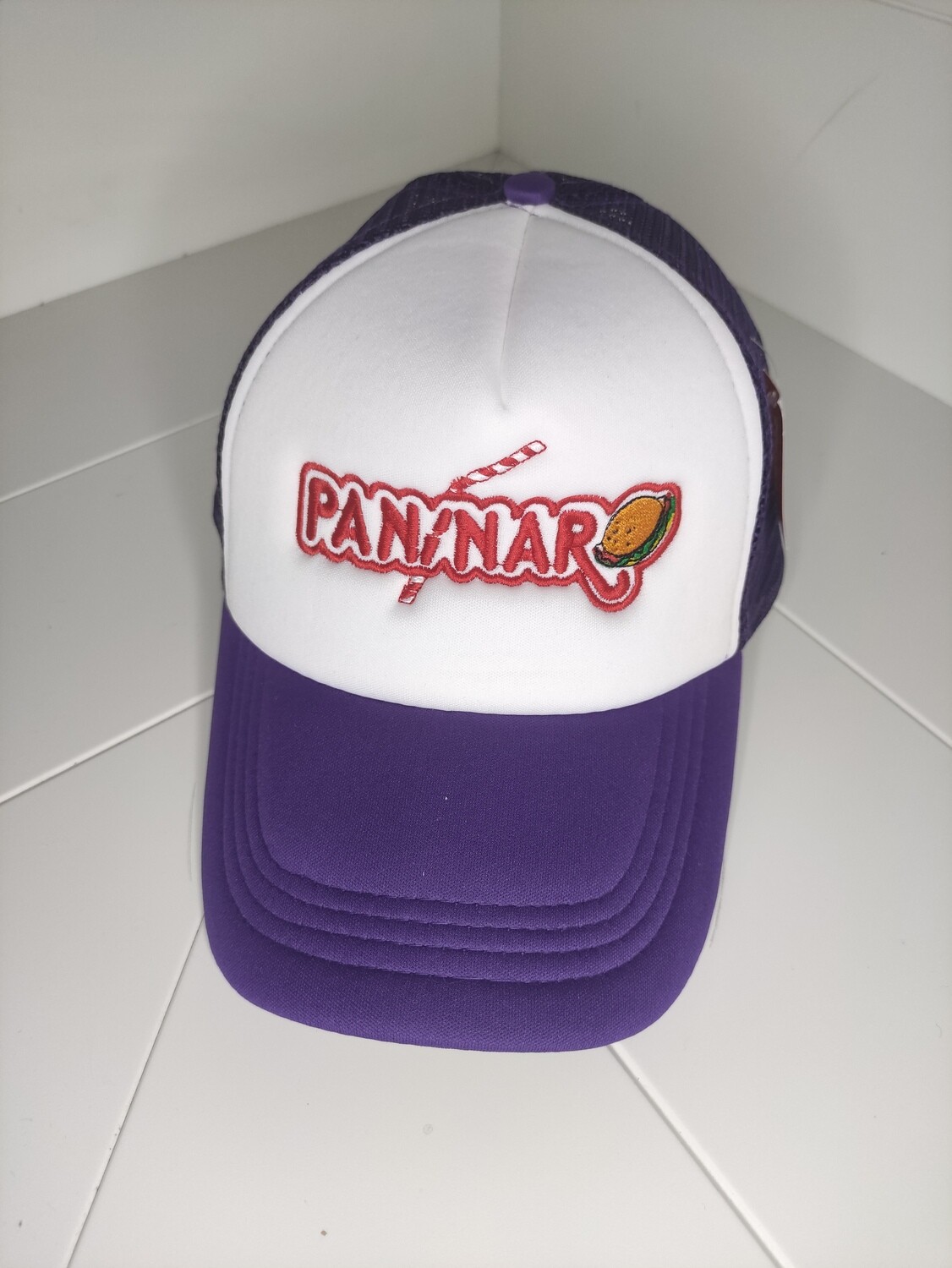 Cappellino Trucker 5 pannelli con ricamo PANINARO colore viola