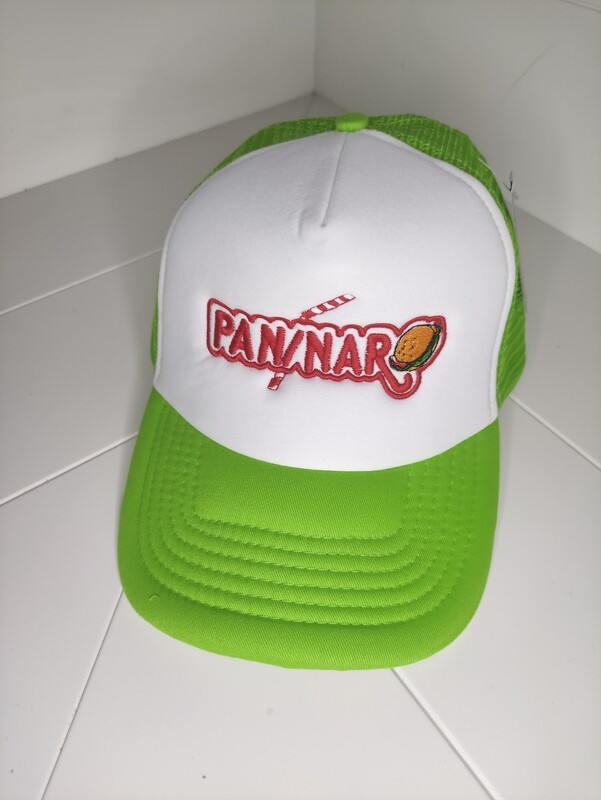 Cappellino Trucker 5 pannelli con ricamo PANINARO verde oliva