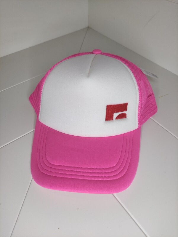 Cappellino Trucker con logo ricamato &quot;Milk zoo&quot; colore fucsia