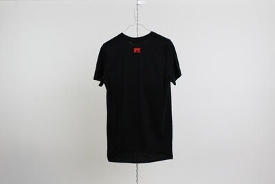 T-shirt 100% cotone logo MILK ZOO colore nero