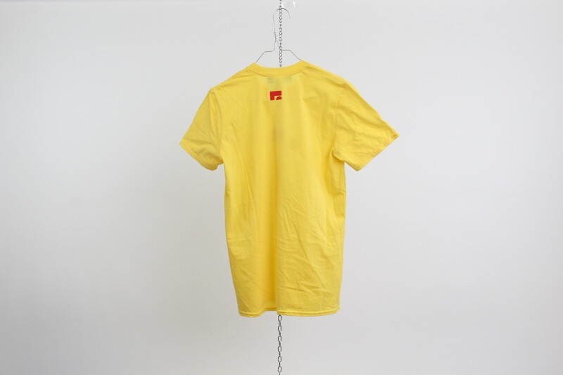 T-shirt 100% cotone logo MILK ZOO colore giallo