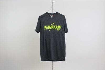 T-shirt 100% cotone logo PANINARO colore grigio scuro