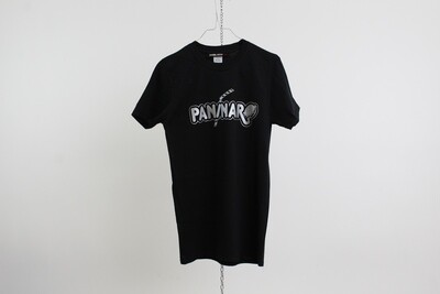 T-shirt 100% cotone logo PANINARO colore nero
