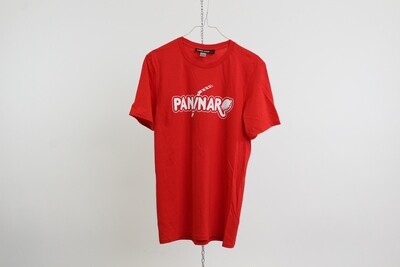 T-shirt 100% cotone logo PANINARO colore rosso