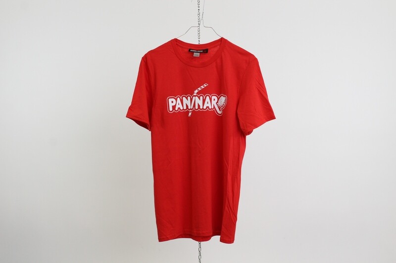 T-shirt 100% cotone logo PANINARO colore rosso